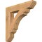 Ekena Millwork Olympic Slat Smooth Bracket, Western Red Cedar, 3 1/2"W x 20"D x 20"H BKT04X20X20OLY06SWR - alternate 1